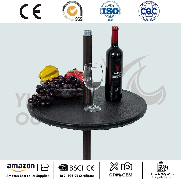 Mesa de guarda-chuva ajustável ao ar livre 20''