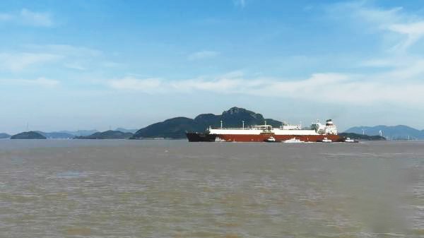 Ningbo recebeu 50,9 bilhões de metros quadrados de gás natural com a chegada de sua 500ª embarcação de GNL