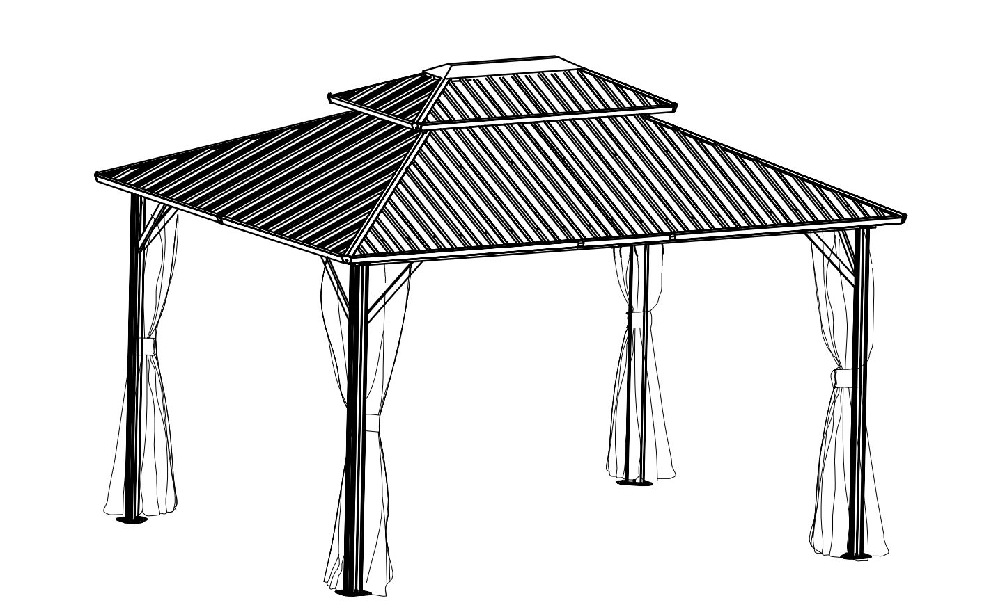 Guia de Instalação do Gazebo de Metal