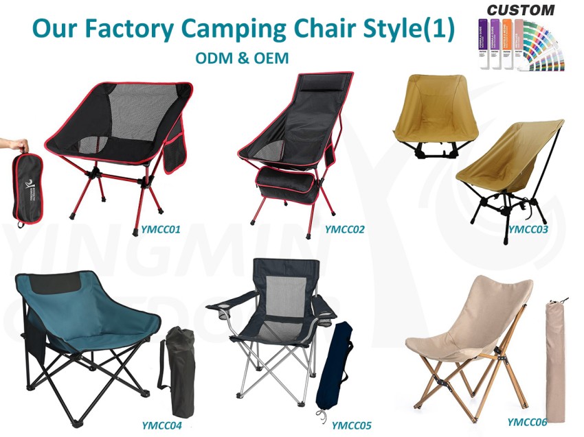 Qual é o estilo de cadeira de camping mais leve?