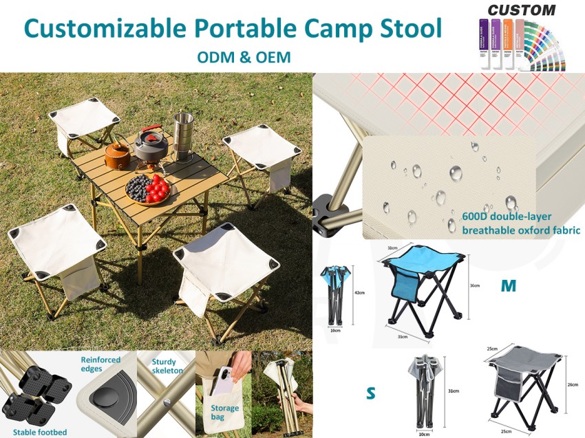 Este banquinho de acampamento é o que você quer?