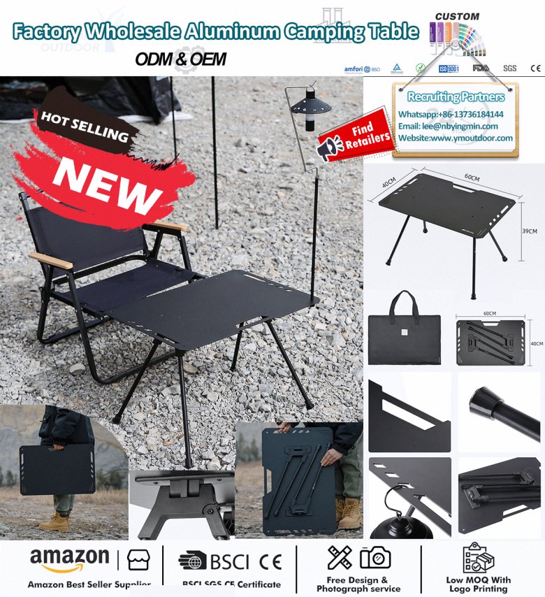 Ótima mesa de acampamento