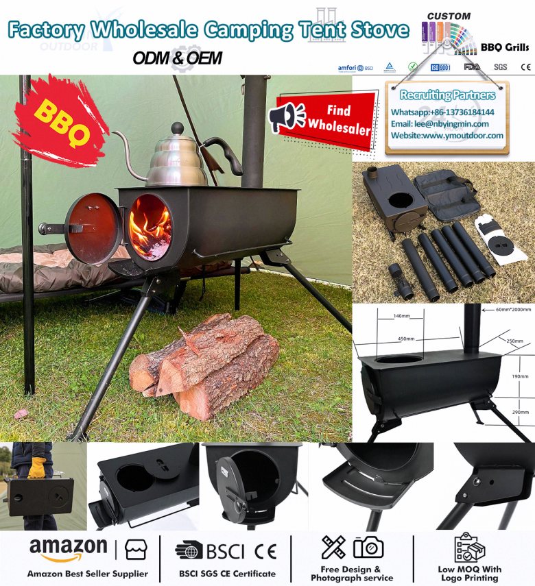 Delicioso fogão para barraca de camping!