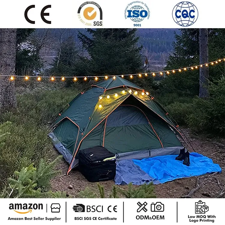 Quais são as precauções para a criação de uma barraca de acampamento?
