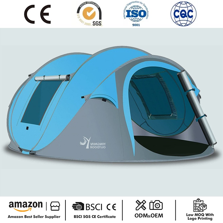 Barraca de acampamento pop-up instantânea para 4 pessoas