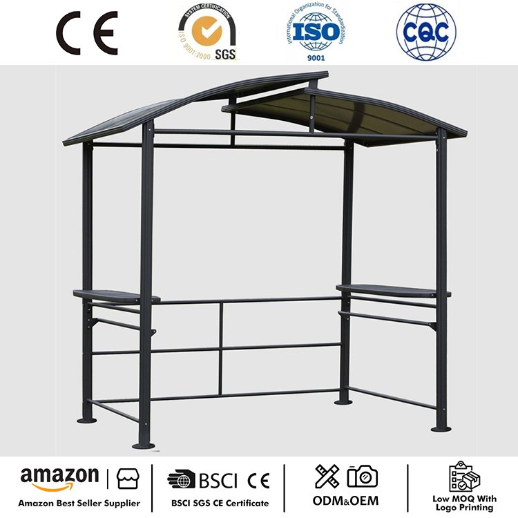 8' x 5' Churrasqueira Pátio Dossel Gazebo Hardtop