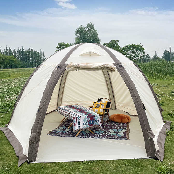 Camping Dome Inflable Hexágon tenda