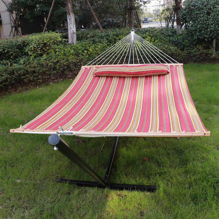 Cama de rede acolchoada de tamanho duplo