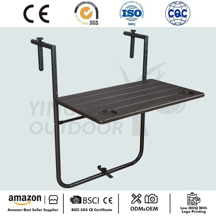 Mesa de suspensão da varanda dobrável