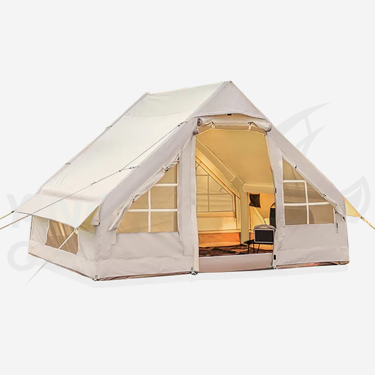 Barraca de acampamento inflável Glamping