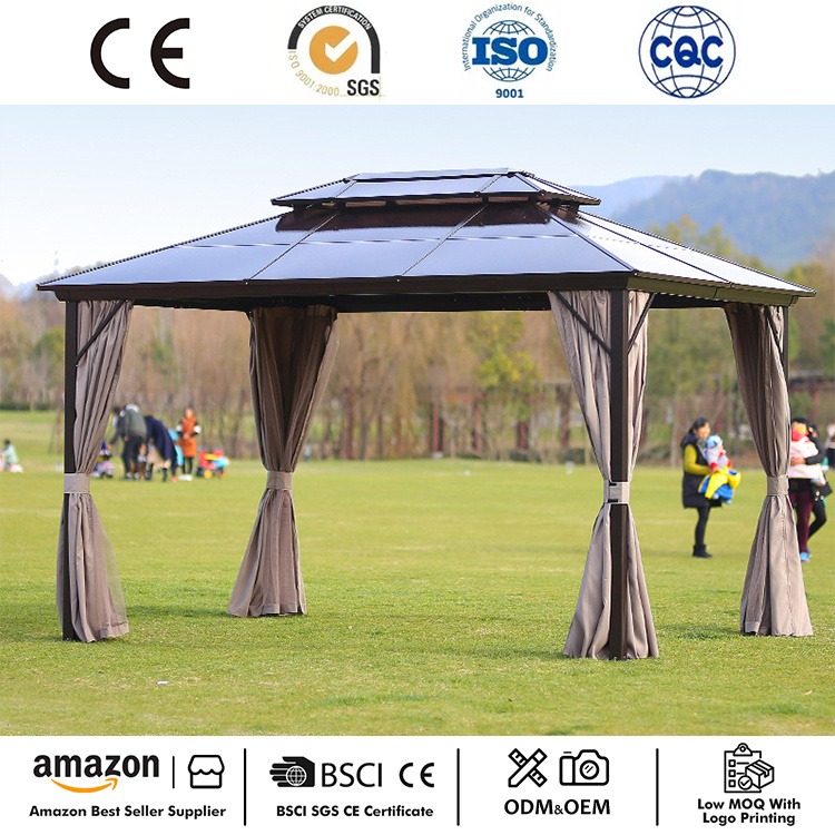 Pátio Hardtop Patio Gazebo Canopy