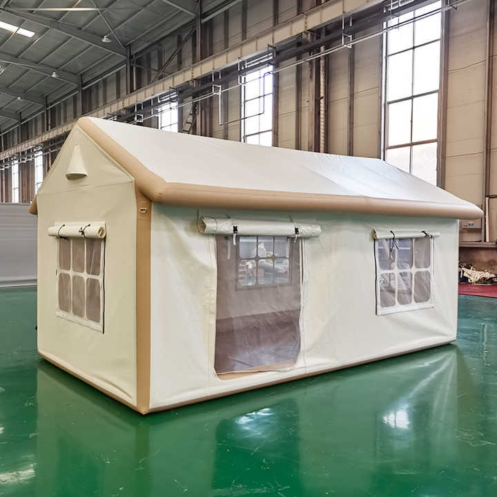 Tenda inflável de acampamento