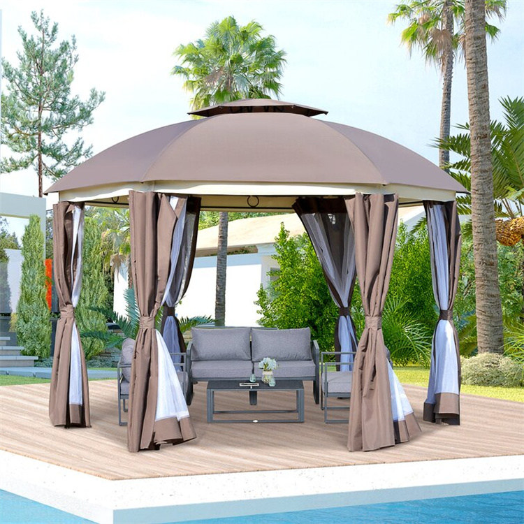 Gazebo de Pátio Redondo 12' x 12'