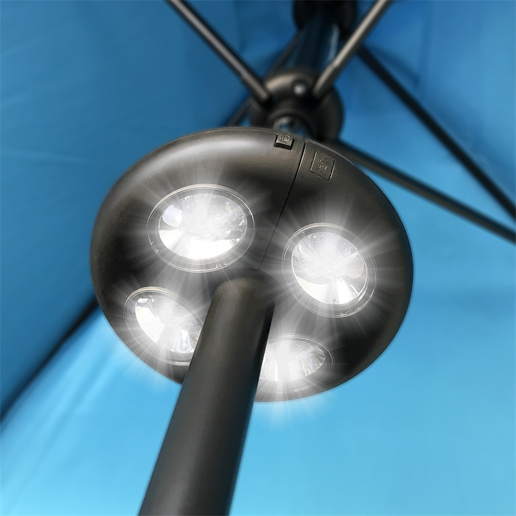 Luz de guarda-chuva de LED para pátio