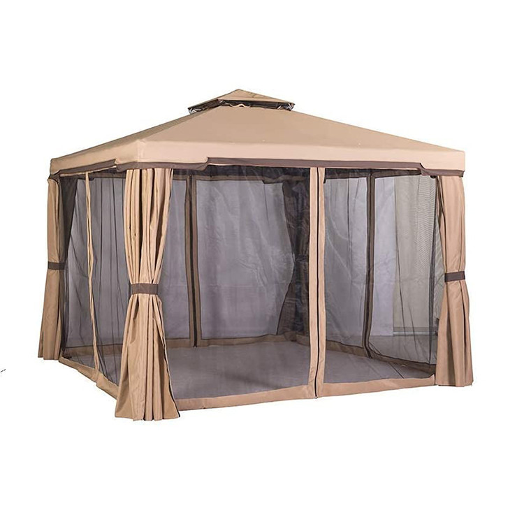 Pátio ao ar livre Gazebos de jardim de 10 x 10 pés