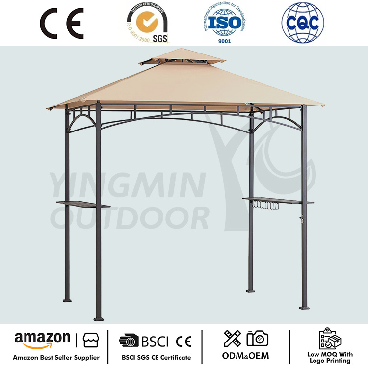 Gazebo da churrasqueira ao ar livre