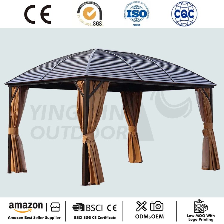 Gazebo de jardim de pavilhão ao ar livre