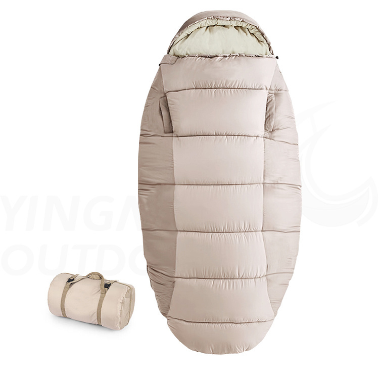 Saco de dormir de algodão oval