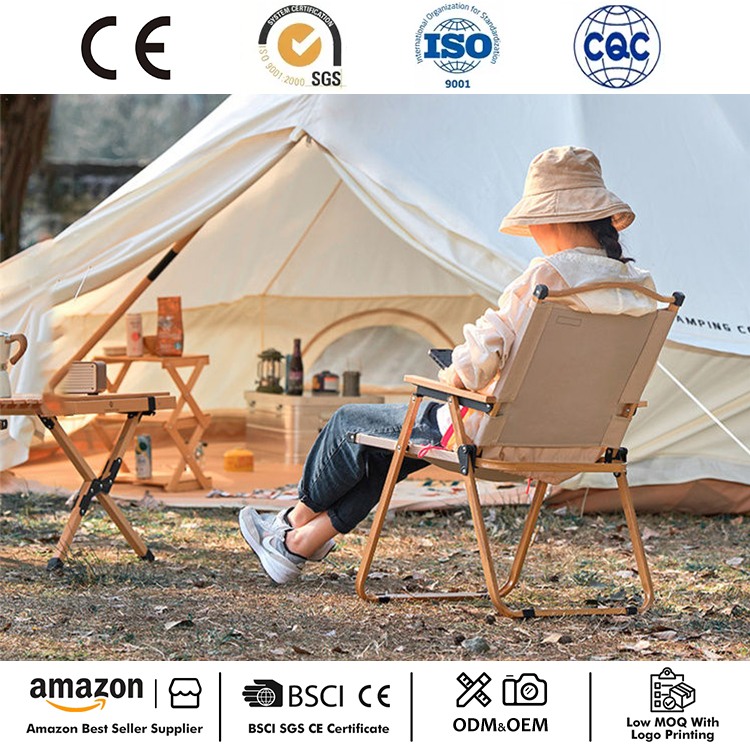 Cadeira de acampamento dobrável ultraleve