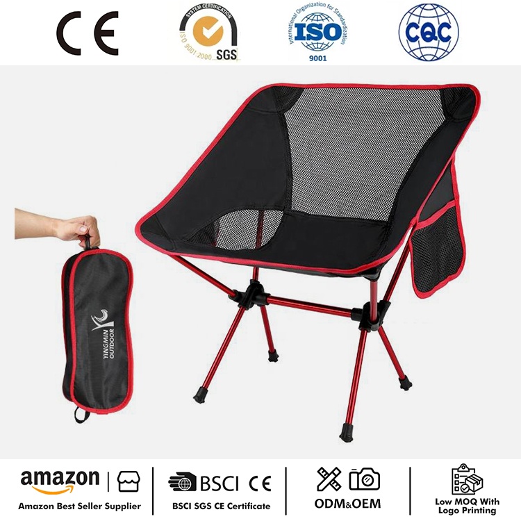 Cadeira de acampamento dobrável ultraleve