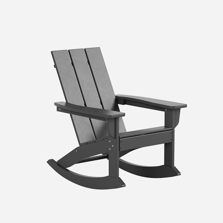Cadeiras de balanço de plástico Adirondack modernas