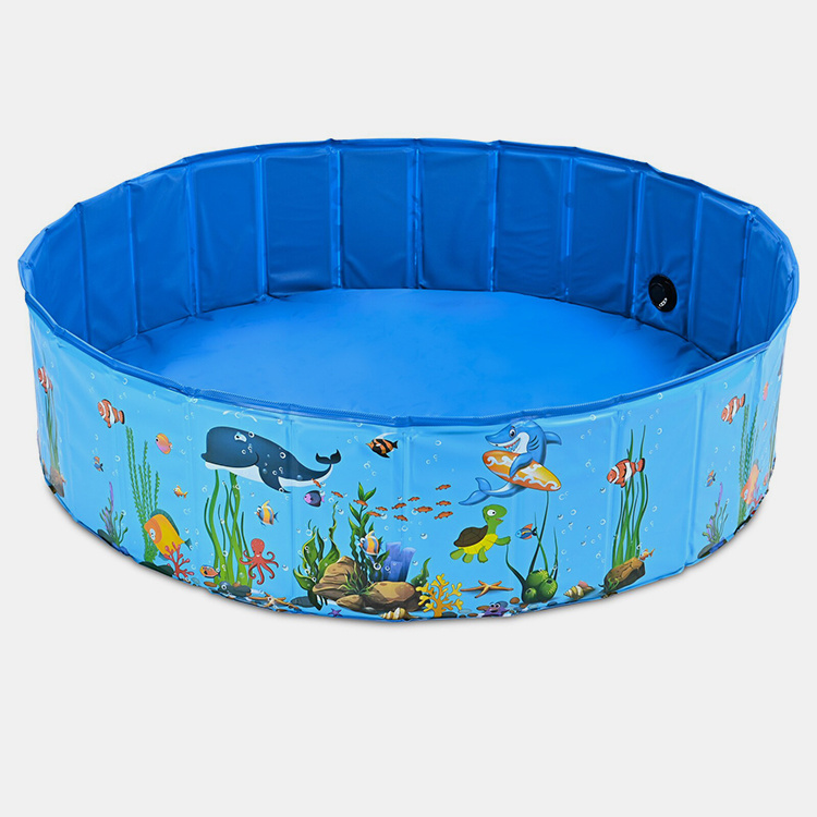 Piscina externa desmontável para cachorros de estimação