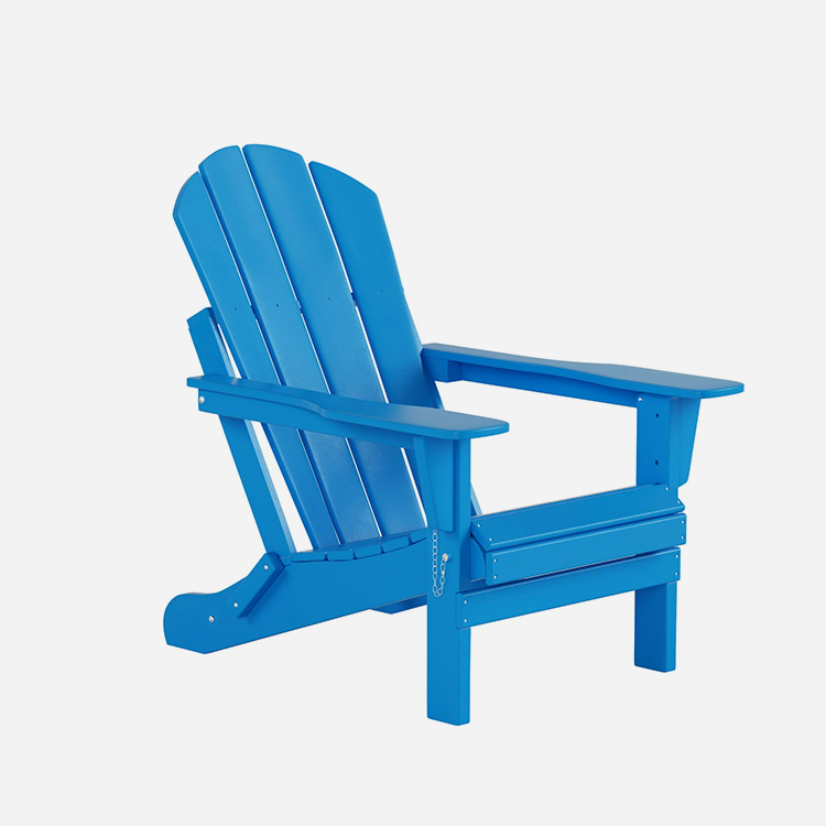 Cadeira Adirondack dobrável para pátio ao ar livre
